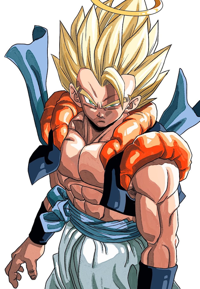 gogeta (dragon ball and 1 more) drawn by reeya