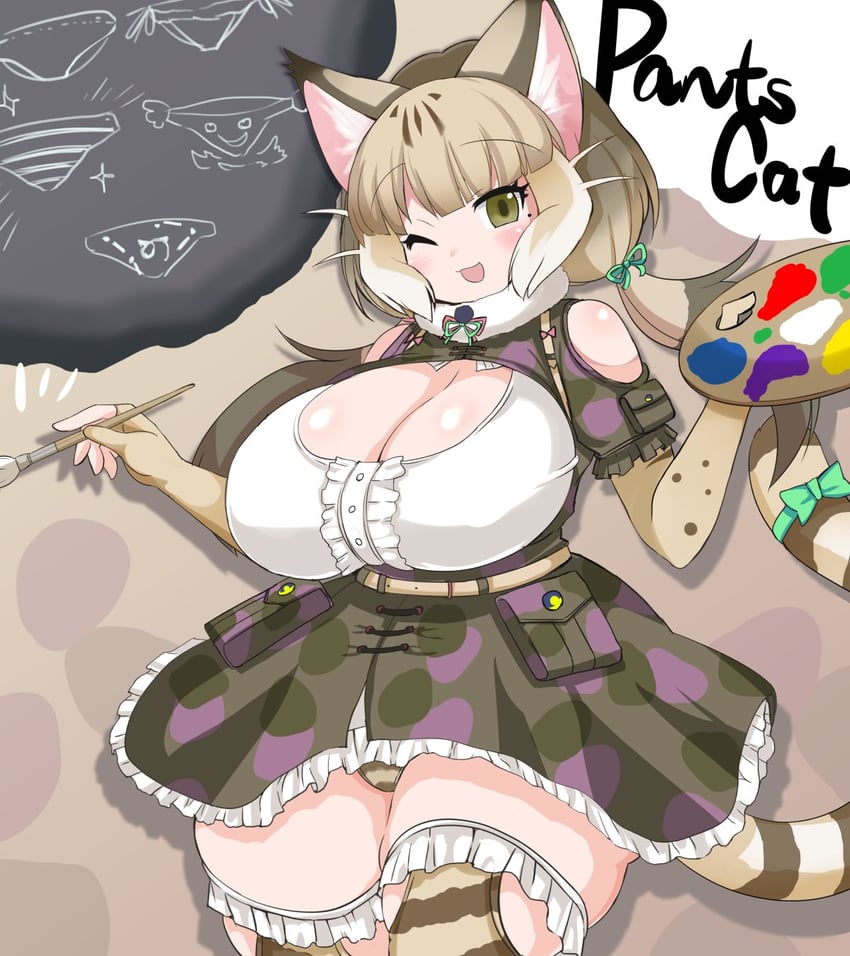 jungle cat (kemono friends and 1 more) drawn by mimisuke_(mim'im)
