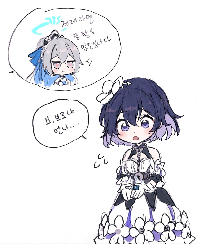 bronya zaychik and seele vollerei (honkai and 1 more) drawn by 5rwpvc