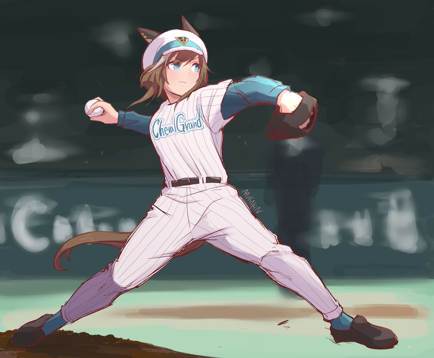 cheval grand and sasaki kazuhiro (umamusume and 1 more) drawn by mukakin