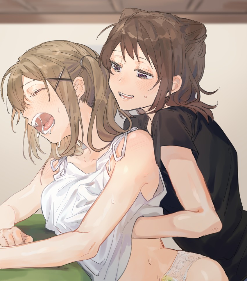ichigaya arisa and toyama kasumi (bang dream!) drawn by toukyuu