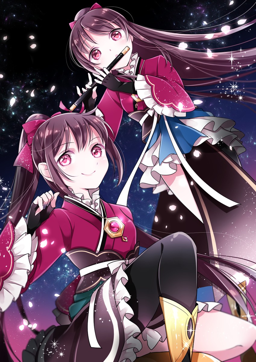 amane tsukuyo and amane tsukasa (mahou shoujo madoka magica and 1 more) drawn by ayumaru_(art_of_life)