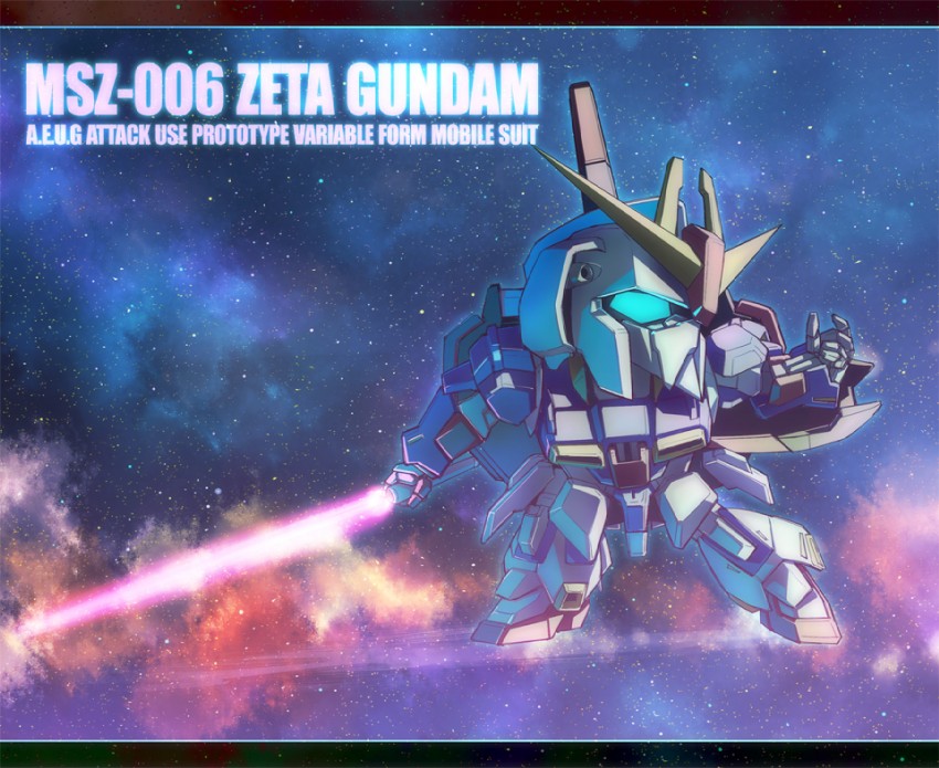 zeta gundam (gundam and 2 more) drawn by tamago_tomato