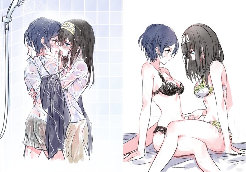 sagisawa fumika and hayami kanade (idolmaster and 1 more) drawn by romi_(346_ura)