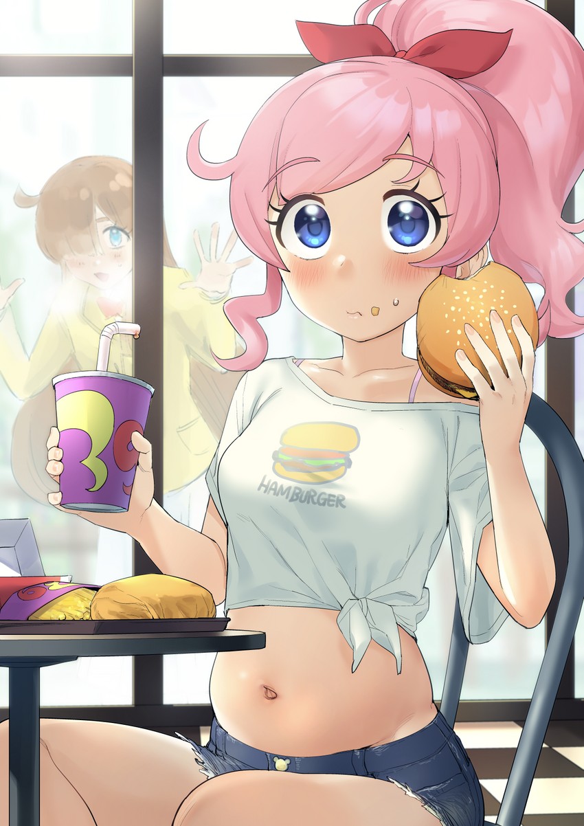 momoyama mirai and nijinosaki dia (pretty series and 1 more) drawn by oniku_(oniku029029mm)