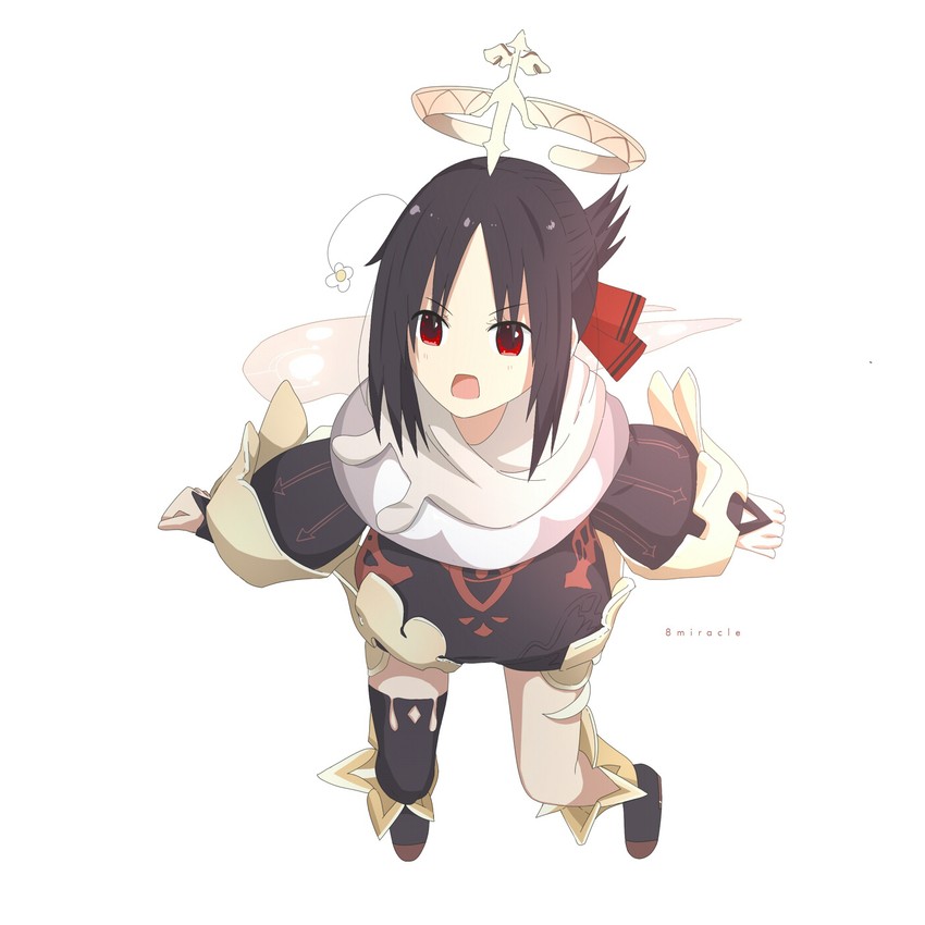 paimon, shinomiya kaguya, and koga aoi (genshin impact and 1 more) drawn by 8miracle