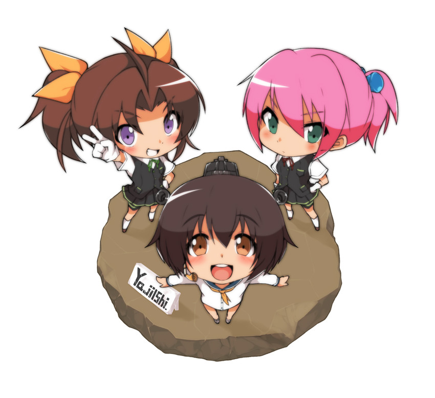 yukikaze, shiranui, and kagerou (kantai collection) drawn by yajirushi_kaku