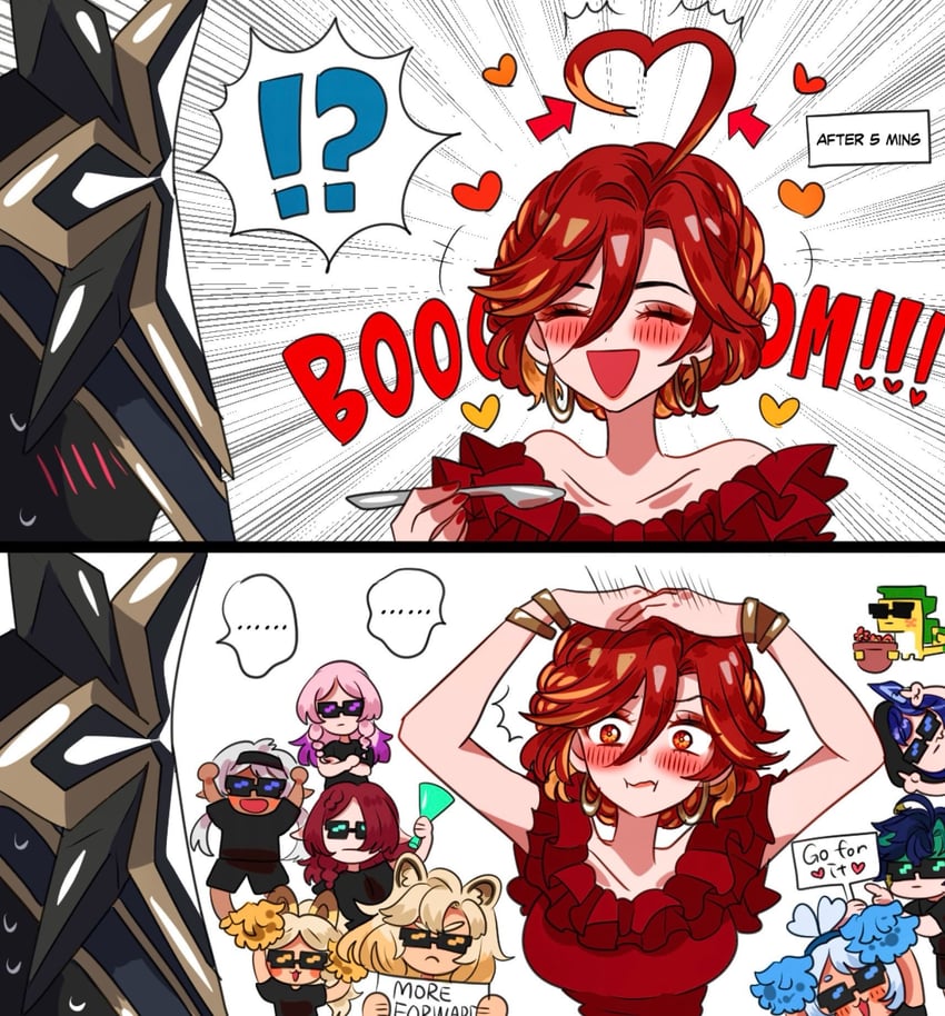 citlali, mavuika, mualani, kinich, xilonen, and 6 more (genshin impact) drawn by cocotsuko1204