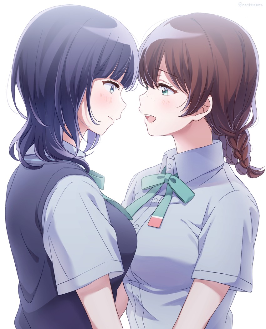 emma verde and asaka karin (love live! and 1 more) drawn by surufuji