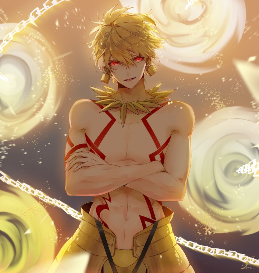 gilgamesh (fate and 2 more) drawn by saihate_(d3)