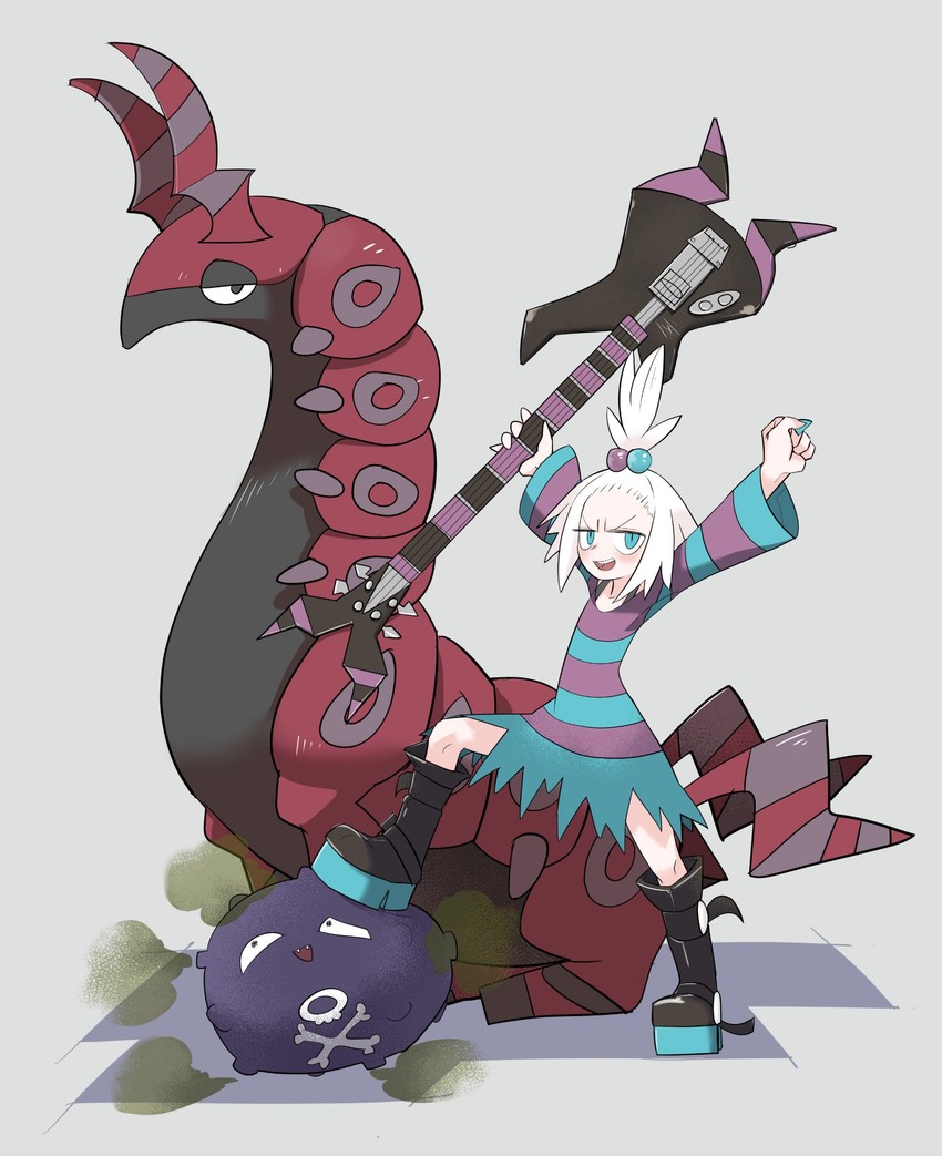 roxie, scolipede, and koffing (pokemon and 1 more) drawn by tirarizun