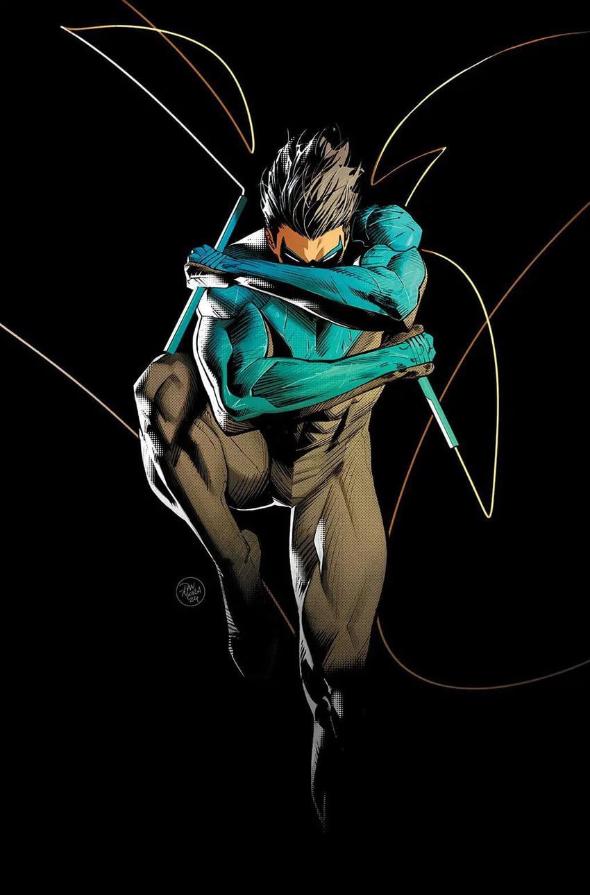 nightwing (dc comics and 1 more) drawn by dan_mora