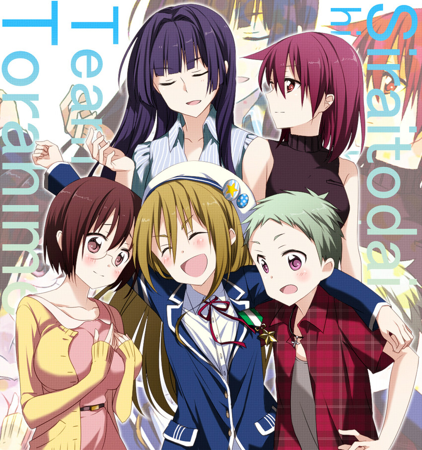 miyanaga teru, hirose sumire, oohoshi awai, shibuya takami, and matano seiko (saki and 1 more) drawn by kenao