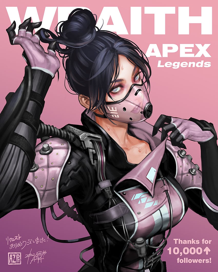 wraith and void specialist wraith (apex legends) drawn by az_pt