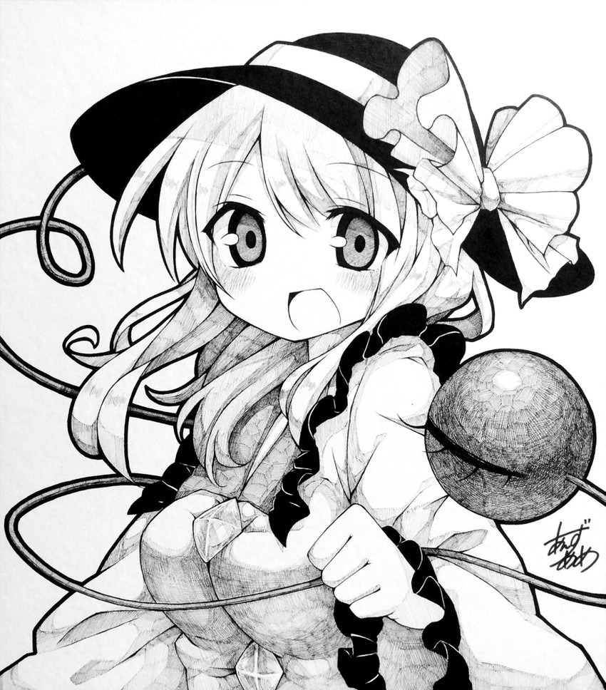 komeiji koishi (touhou) drawn by anzu_ame