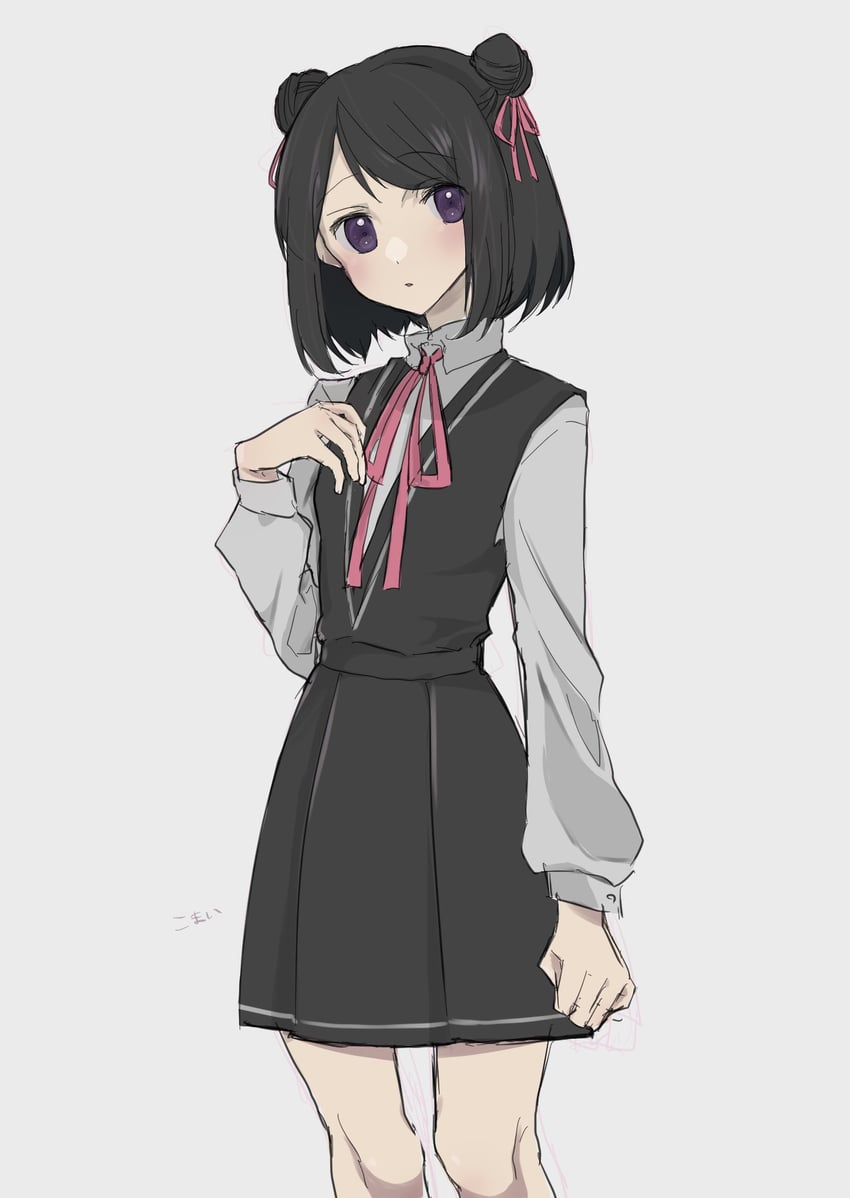 kuroe (mahou shoujo madoka magica and 1 more) drawn by mushiri_komai