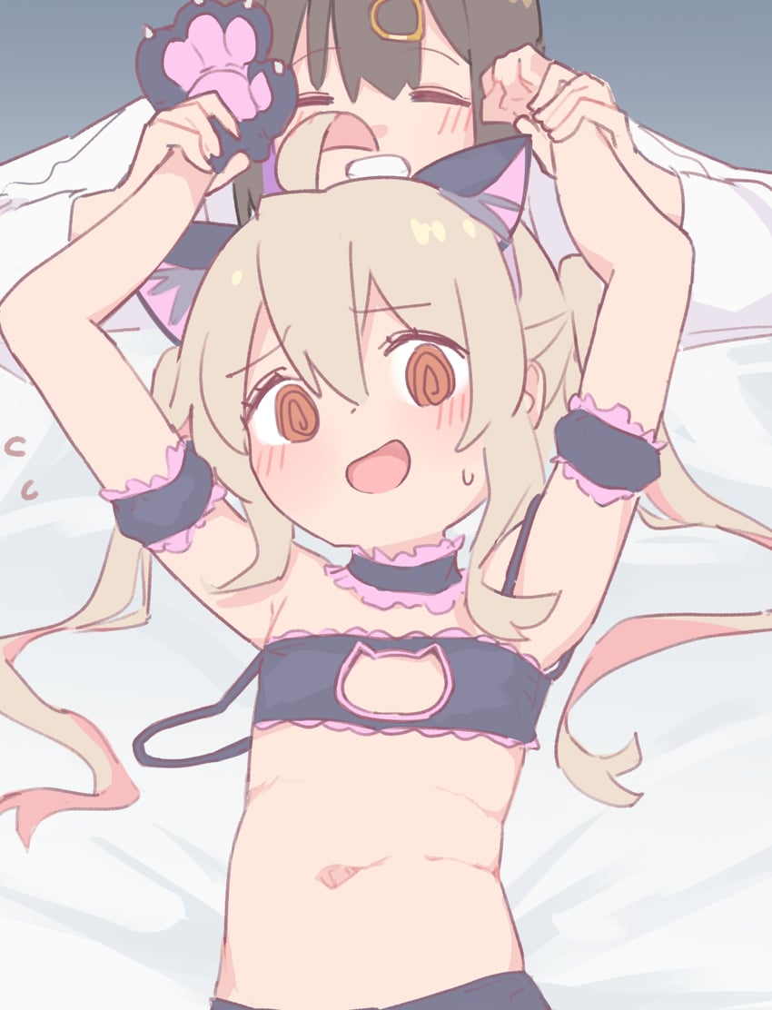 oyama mahiro and oyama mihari (onii-chan wa oshimai!) drawn by lyrinne
