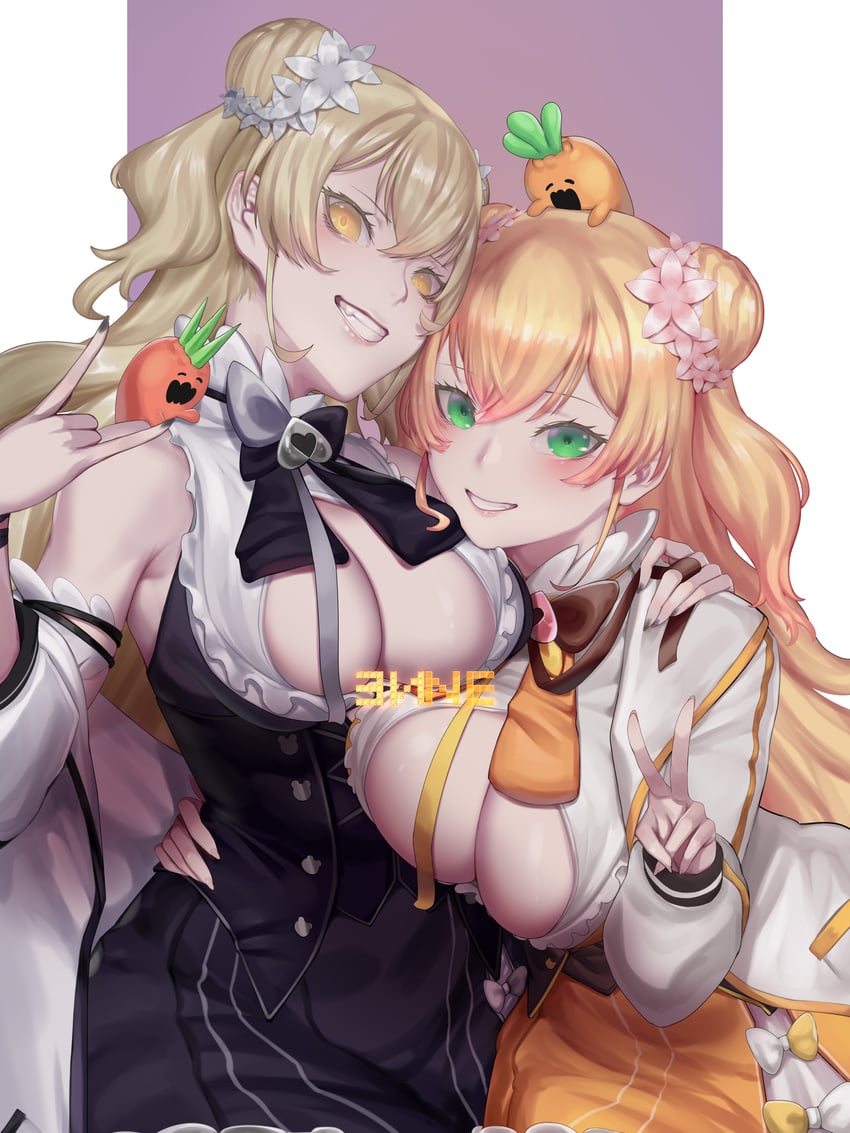 momosuzu nene (hololive) drawn by kumiko_shiba