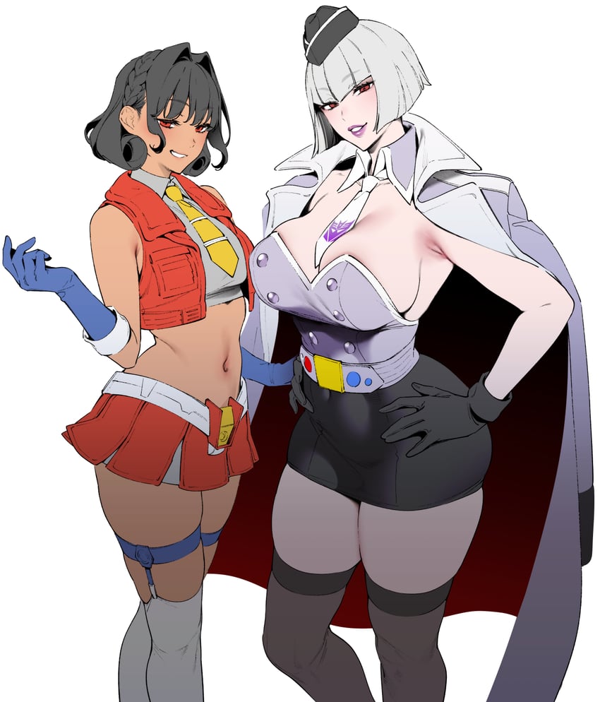 megatron and starscream (transformers and 1 more) drawn by hizuki_akira