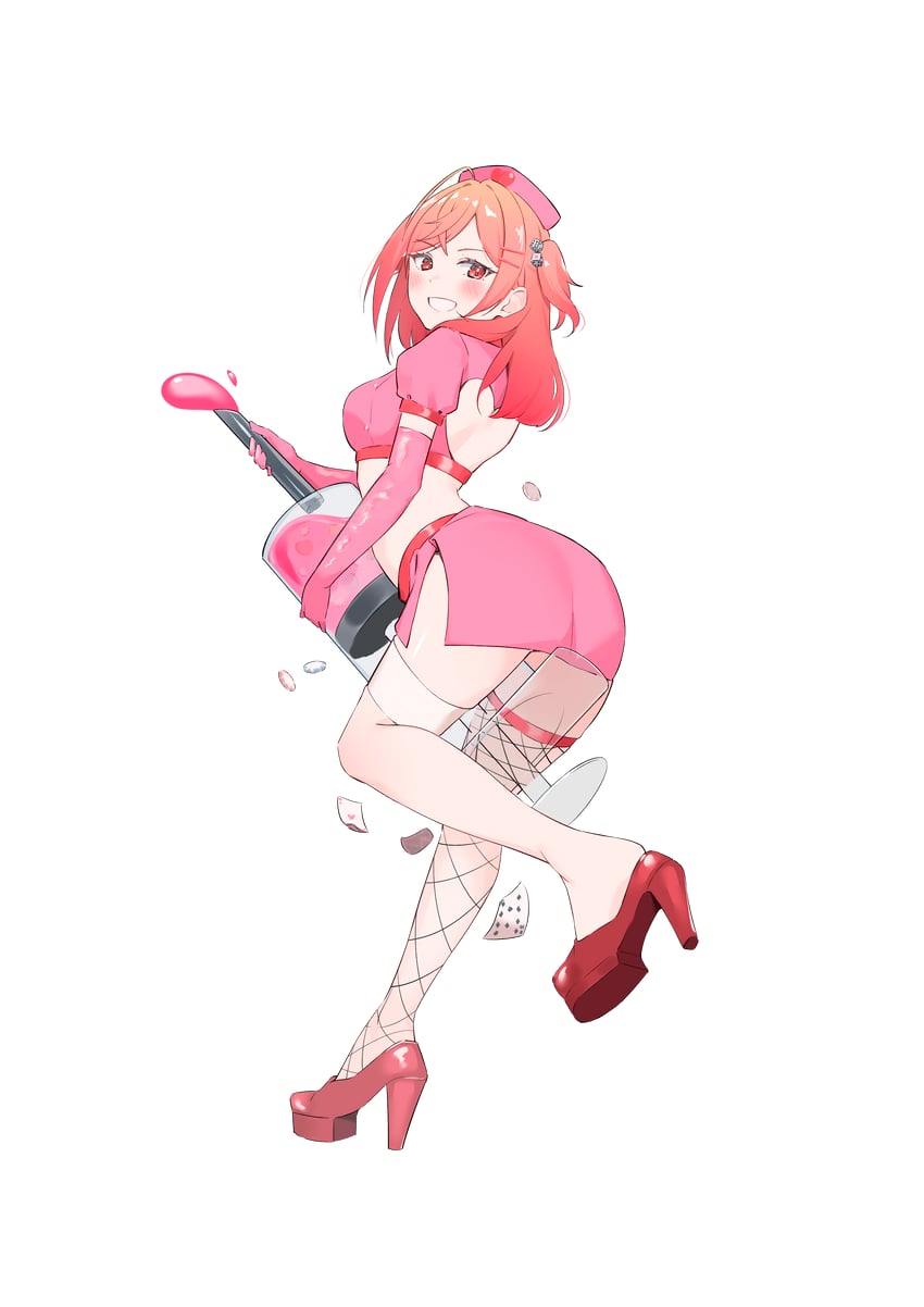 ichijou ririka (hololive and 2 more) drawn by inuinuo_gataken