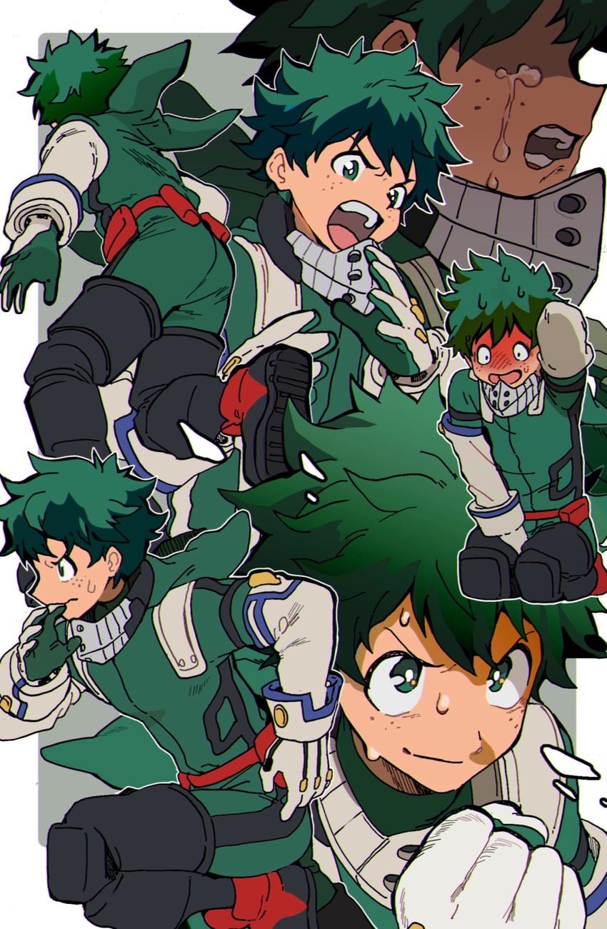 midoriya izuku (boku no hero academia) drawn by oishi_gohan11_2