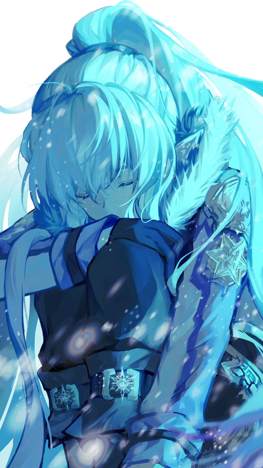 male mage and glacial master (dungeon and fighter) drawn by baiye_renxing