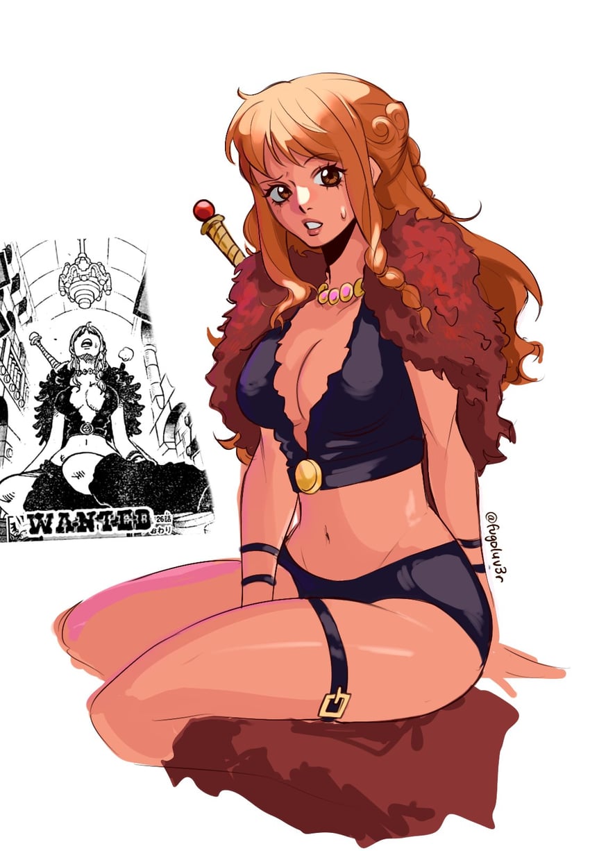 nami (one piece) drawn by fugoluv3r