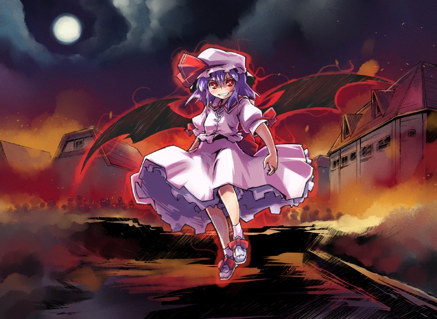 remilia scarlet (touhou) drawn by nanaroku_(fortress76)