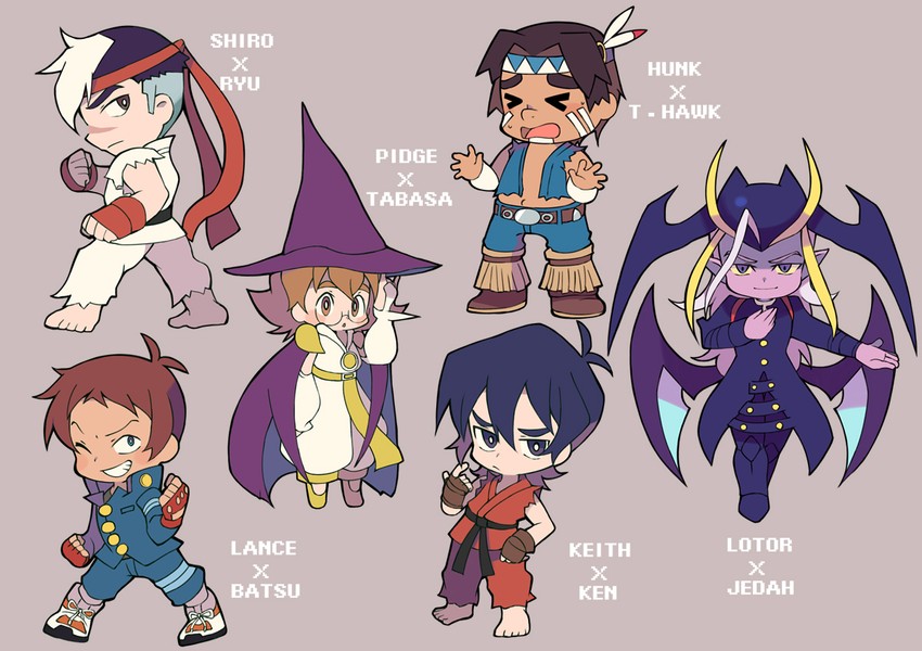 ryu, ken masters, takashi shirogane, keith, jedah dohma, and 7 more (street fighter and 6 more) drawn by miyata_(lhr)