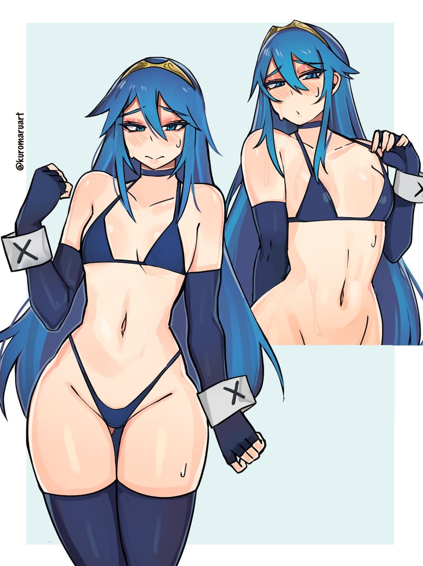 lucina (fire emblem and 1 more) drawn by kuromaruart