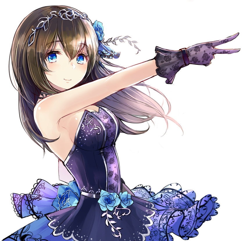 sagisawa fumika (idolmaster and 2 more) drawn by hanamuke