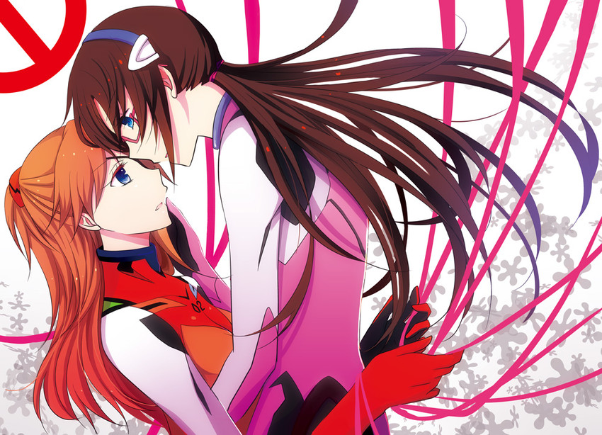 souryuu asuka langley and makinami mari illustrious (neon genesis evangelion and 2 more) drawn by isya