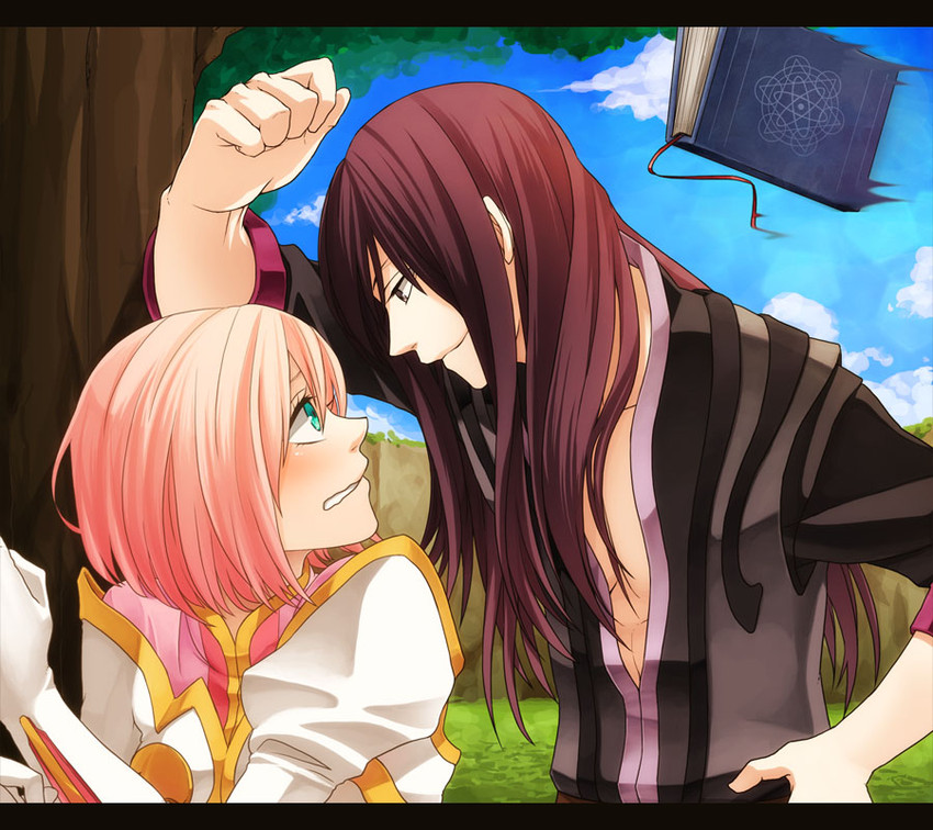 yuri lowell and estellise sidos heurassein (tales of and 1 more) drawn by nakamura_hiro_(nobody10ch)