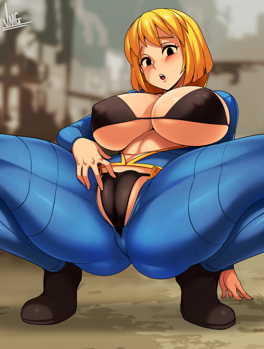 vault girl (fallout and 1 more) drawn by jmg