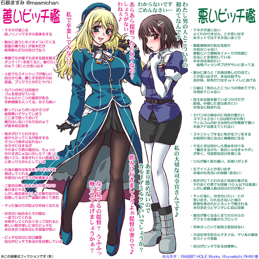 atago and haguro (kantai collection) drawn by ishihara_masumi