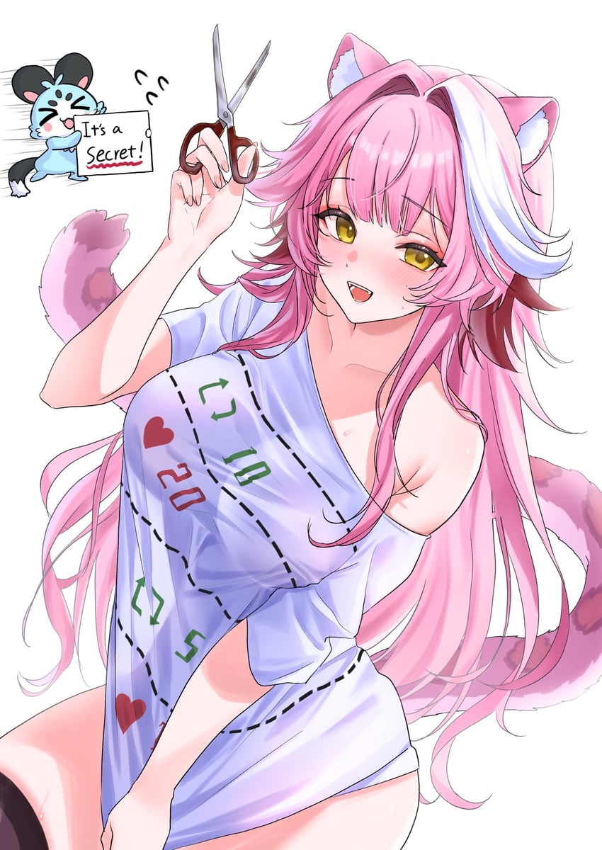 raora panthera and chattino (hololive and 1 more) drawn by sweet_j