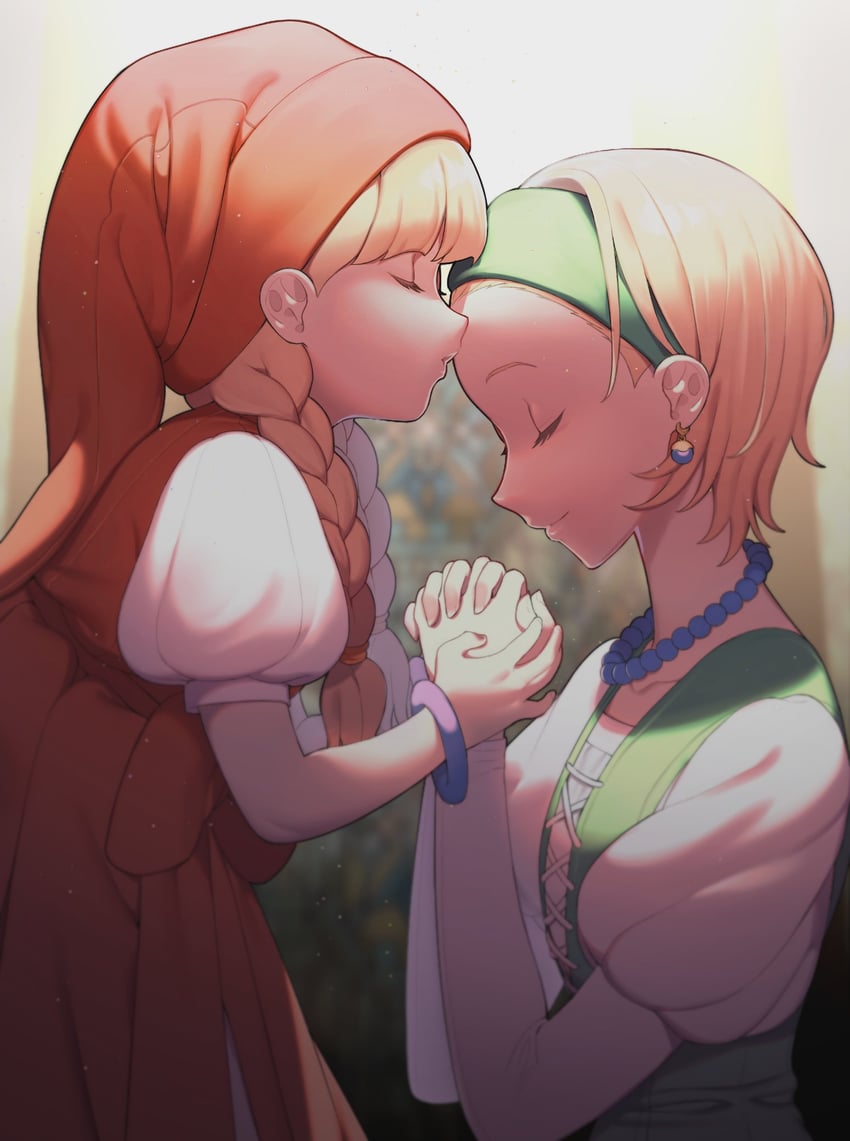 veronica and senya (dragon quest and 1 more) drawn by mono_(mono_zzz)