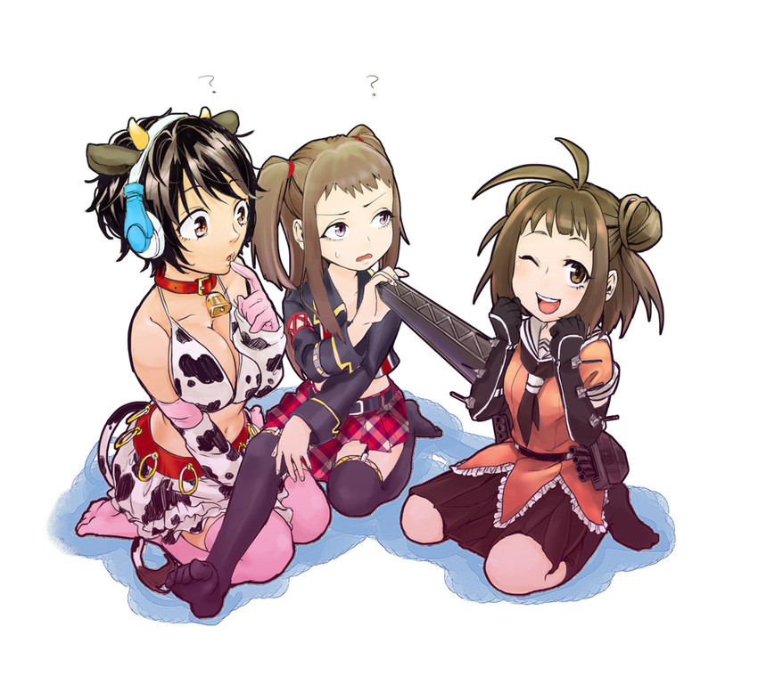naka, oikawa shizuku, and koseki reina (kantai collection and 2 more) drawn by omecho