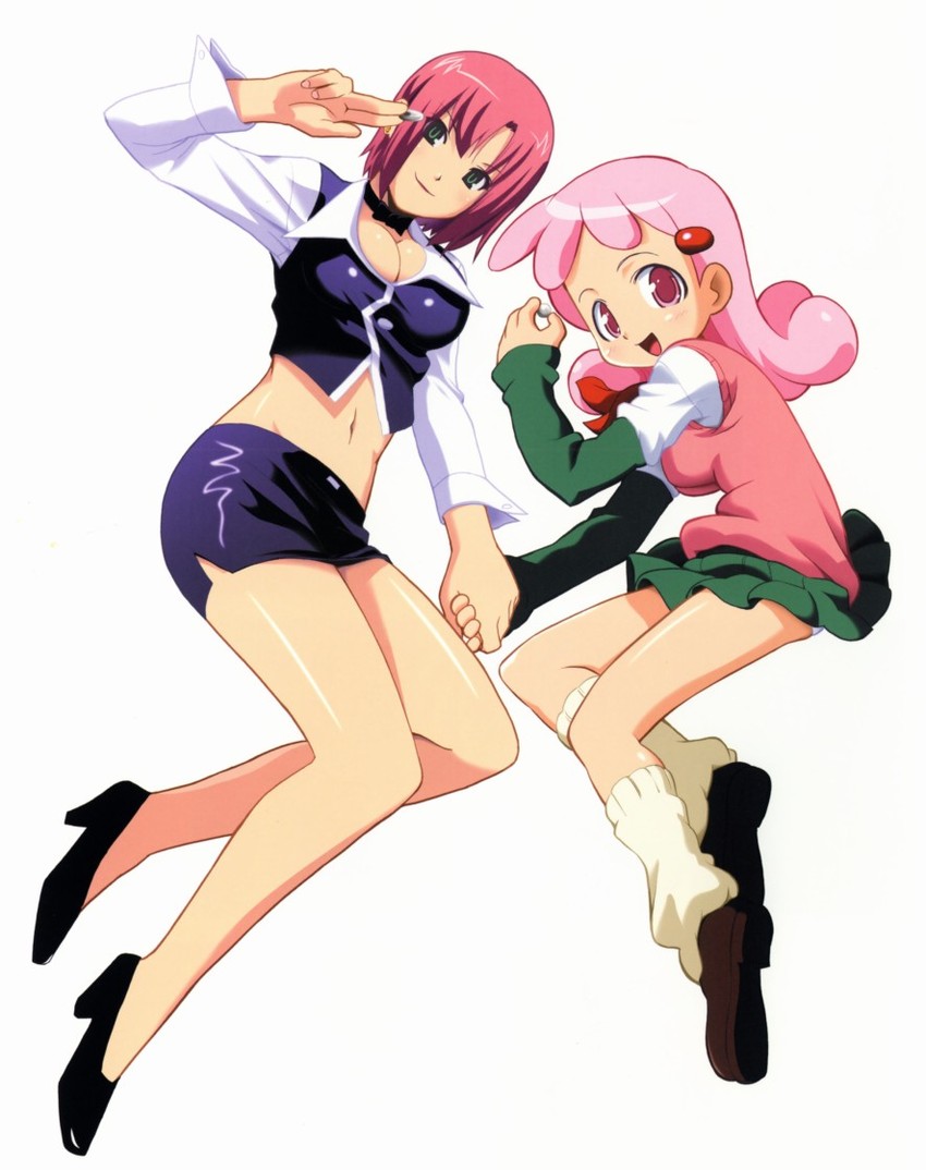 rio rollins and momoyama ginko (super blackjack and 1 more) drawn by koutaro