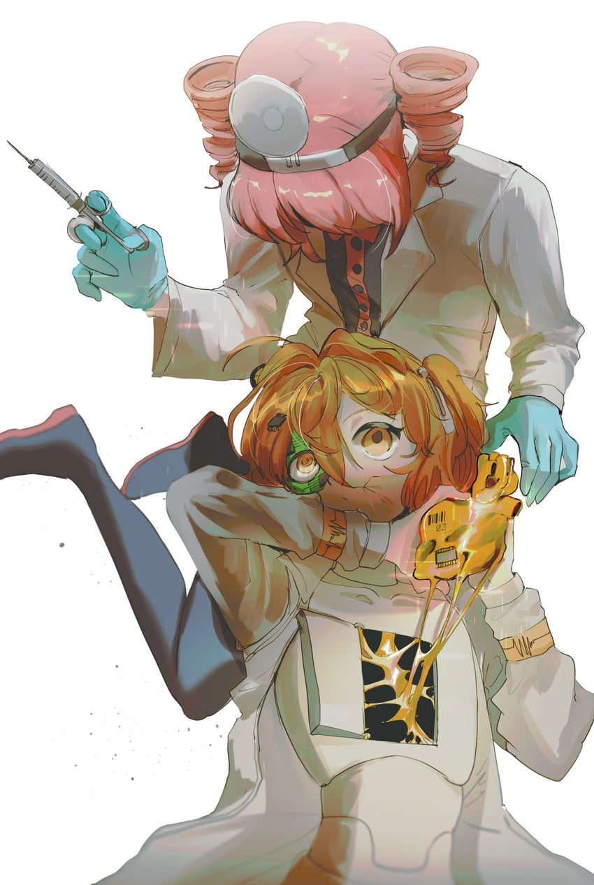 kasane teto and adachi rei (utau and 1 more) drawn by vaporwave_0313