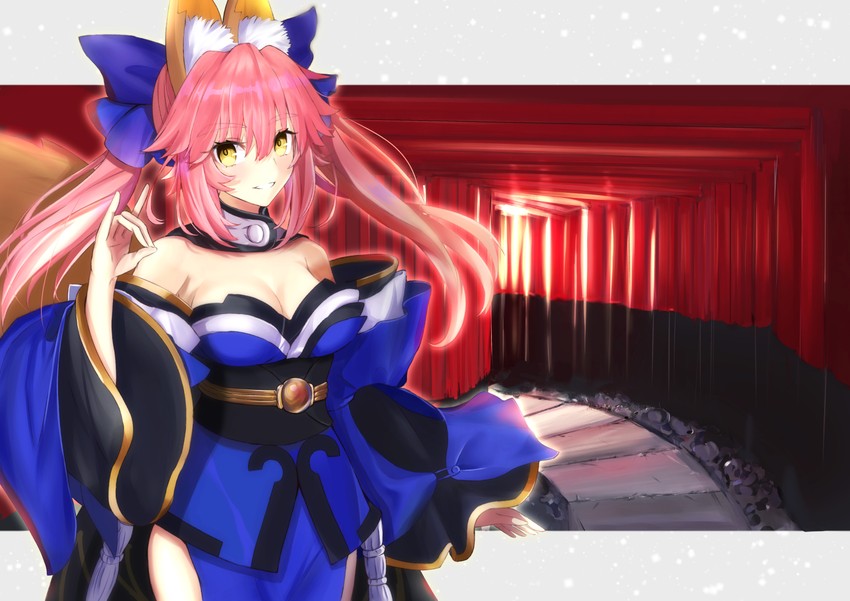 tamamo and tamamo no mae (fate and 1 more) drawn by neko_daruma