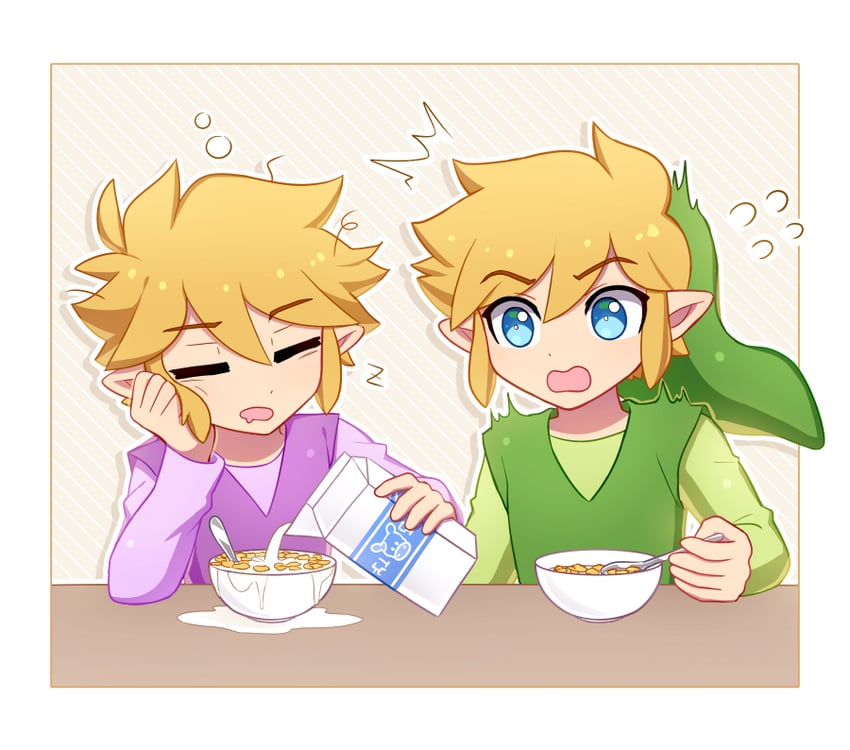 link (the legend of zelda and 1 more) drawn by enni