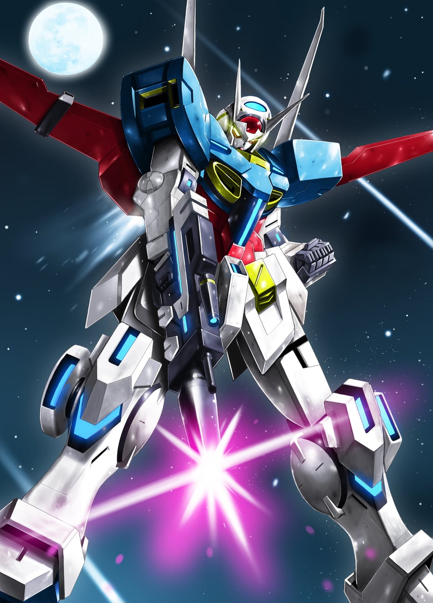 g-self and g-self atmospheric pack (gundam and 1 more) drawn by asaba_naoto
