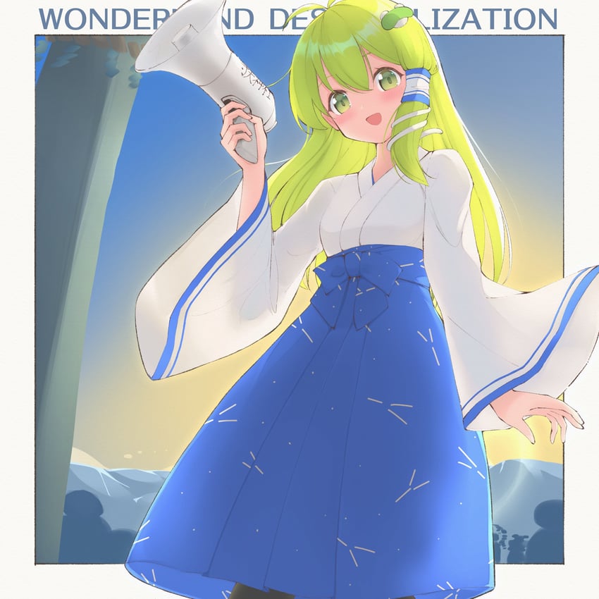 kochiya sanae (touhou and 1 more) drawn by nazawa_(nother)