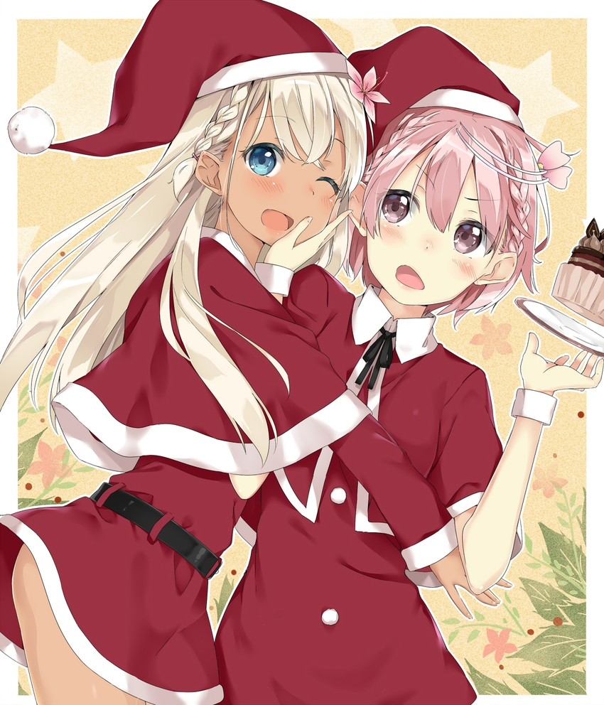 ro-500 and i-58 (kantai collection) drawn by nishimi_shin