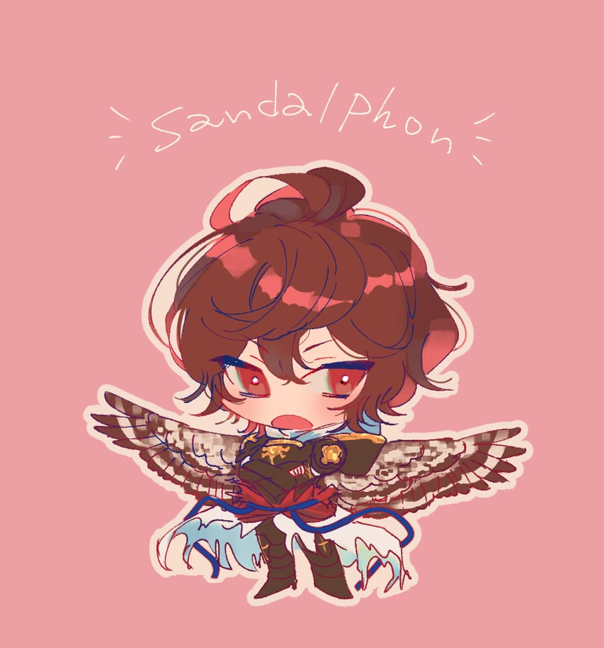sandalphon (granblue fantasy) drawn by en_kif301
