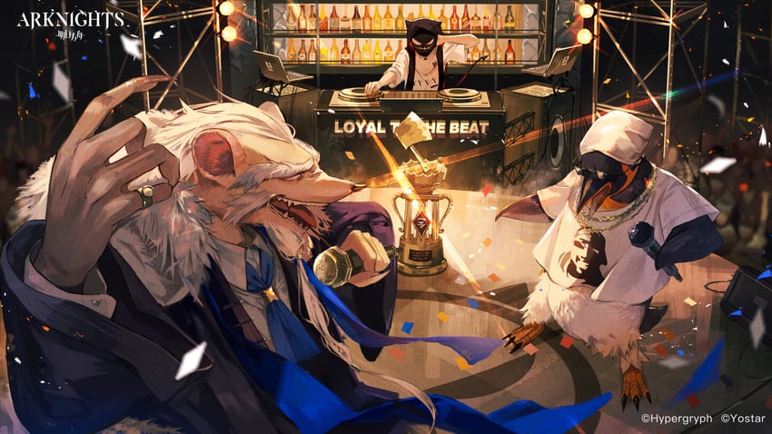 emperor, d.d.d., and rat king (arknights) drawn by ozaki_domino