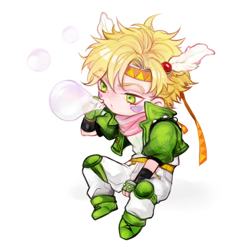 caesar anthonio zeppeli (jojo no kimyou na bouken and 1 more) drawn by medemoisellecu