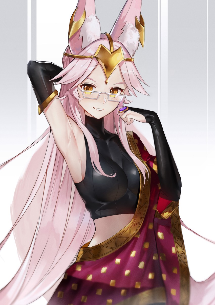tamamo and koyanskaya (fate and 1 more) drawn by duan_henglong
