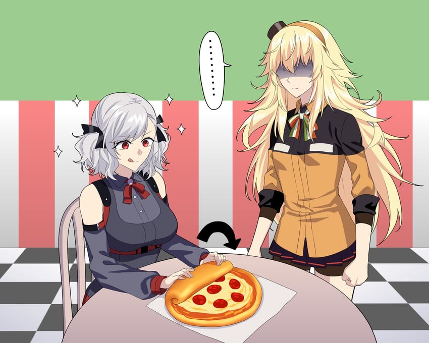 spas-12 and s.a.t.8 (girls' frontline) drawn by suprii